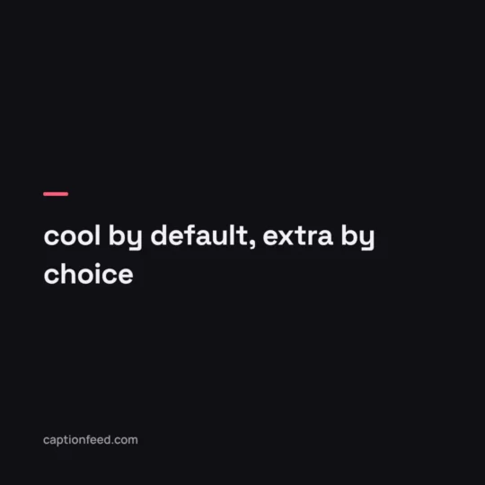Cool Captions For Instagram card: cool by default, extra by choice