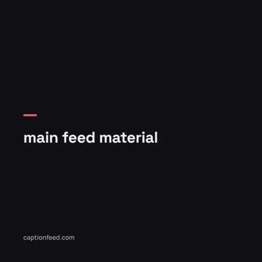 Short Captions For Instagram card: main feed material